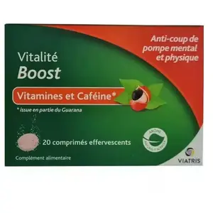 Viatris Santé Vitalité Boost Vitamines et Caféine pas cher