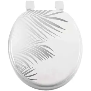 Abattant WC 37 x 47 cm Orbelle Blanc argentVendu parcarrefour