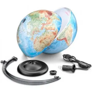 Comparateur de prix : WONDAY Globe terrestre lumineux - JPC - GLOB N Kit - Diamètre 30 cm - Cartographie physique et politique