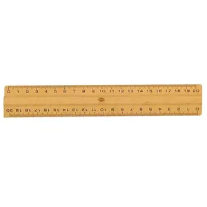SAFETOOL Règle plate 20 cm bois naturel pas cher