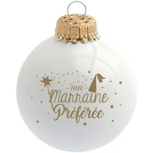 Baubels Boule de Noël Ma Marraine Préférée pas cher