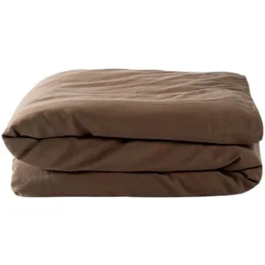 Comparateur de prix : Kadolis Housse de couette Satin Brun (100 x 140 cm)