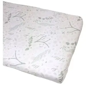 Comparateur de prix : Kadolis Drap housse en coton bio Yukari Tilleul (60 x 120 cm)