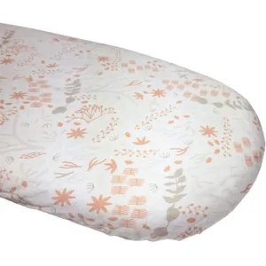 Kadolis Drap housse en coton bio Yukari Peach pour landau (72 x 33 cm) pas cher