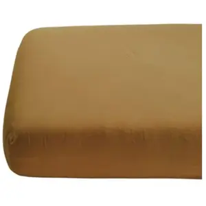 Kadolis Drap housse satin de coton bio Ambre (60 x 120 cm) pas cher