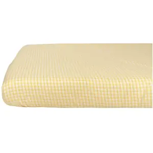 Kadolis - Drap housse bébé Percale de Coton Bio Vichy pas cher