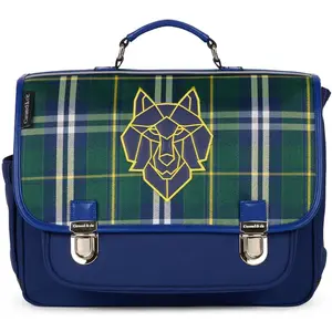 Cartable A4 primaire Wolf Clan Tartan (38 cm) pas cher