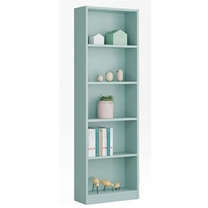 Non communiqué Bibliotheque avec 5 etageres coloris vert - Dim : H 180 x L 52 x P 25 cm -PEGANE-Vendu pardarty