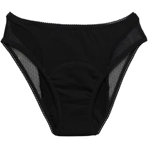 jho - Culotte menstruelle noire plumetis flux moyens Sous-vêtements 1 pieces female