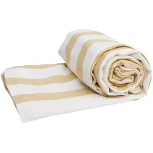 Gabrielle Paris - Couvre-lit Bastide en lin Curry 240x260 pas cher