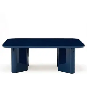 Table basse en bois laqué et plateau en verre Thelma  Gabrielle Paris ...