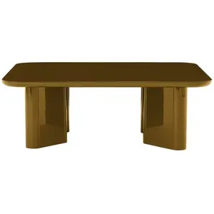 Table basse en bois laqué Thelma Gabrielle Paris Ambre taille unique