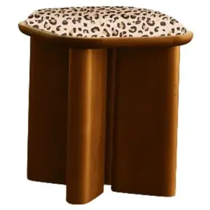 Gabrielle Paris - Pouf lazare Léopard Léopard taille unique