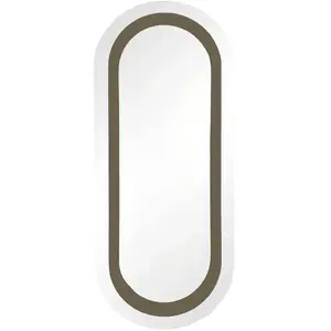 Gabrielle Paris - Miroir Victor en bois laqué Vert kaki taille unique