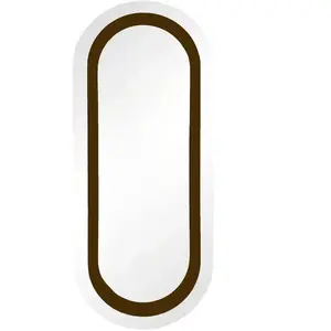 Gabrielle Paris - Miroir Victor en bois laqué Caramel taille unique