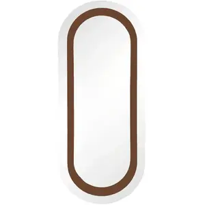 Gabrielle Paris - Miroir Victor en bois laqué Cranberry taille unique