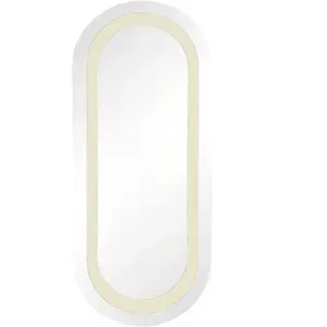 Gabrielle Paris - Miroir Victor en bois laqué Crème taille unique