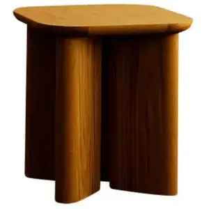 Gabrielle Paris - Table d'appoint Garance finition Teck Teck taille unique