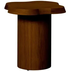 Gabrielle Paris - Table d'appoint Mahaut finition Teck Teck taille unique pas cher