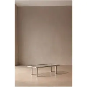 Table basse en inox Margaux Gabrielle Paris Inox taille unique pas cher