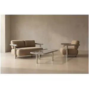 Table basse en inox Alix Gabrielle Paris Inox taille unique pas cher