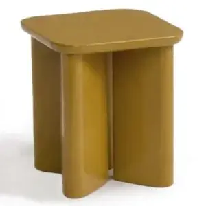 Table d'appoint en bois laqué Garance Gabrielle Paris Ambre taille uni... pas cher