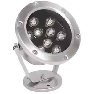Spot extérieur orientable 12W IP68 DC24V - Blanc Neutre 4000K - 5500K Silamp pas cher