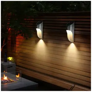 Applique Solaire Extérieure Noire 0.5W - Blanc Froid 6000K - 8000K - s...