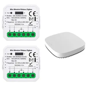 SILAMP Module Interrupteur pour Volet Roulant Zigbee (2 pièces) + passerelle ... pas cher