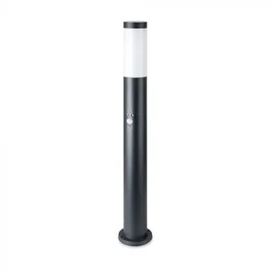 Comparateur de prix : SILAMP Vtac - Borne Extérieur Anthracite avec Détecteur 80cm pour Ampoule E27