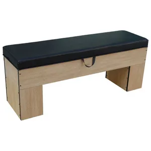 Comparateur de prix : SOKKER Banc Bois avec rangement 113 x 32 cm avec coussin - Deluxe - Beige