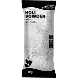 Poudre Holi Blanc - Sachet de 1kg pas cher