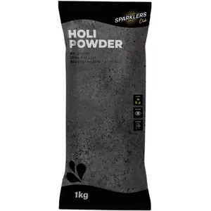 Poudre Holi Noir - Sachet de 1kg pas cher