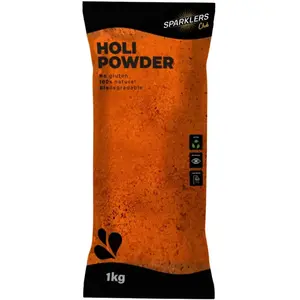 Poudre Holi Orange - Sachet de 1kg pas cher