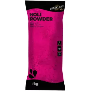 Poudre Holi Rose - Sachet de 1kg pas cher