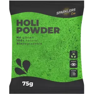 Poudre Holi VERT - Sachet 75 grammes pas cher