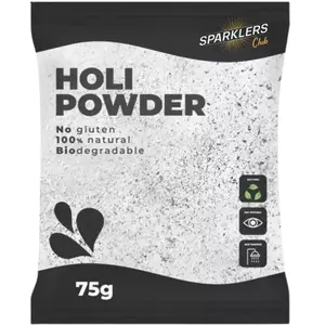 Poudre Holi BLANC - Sachet 75 grammes pas cher
