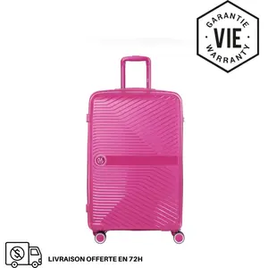 GYLBAG VALISE RIGIDE FUSHIA PP5 GRANDE (TAILLE L) pas cher