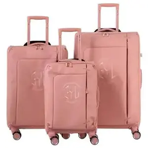 GYLBAG SET DE 3 VALISES SOUPLES PINK GOLD NAP (TAILLES S, M, L)