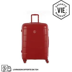 GYLBAG VALISE RIGIDE DARK RED CH3 GRANDE (TAILLE L) pas cher