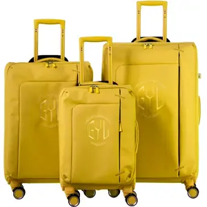 GYLBAG SET DE 3 VALISES SOUPLES DARK YELLOW NAP (TAILLES S, M, L)