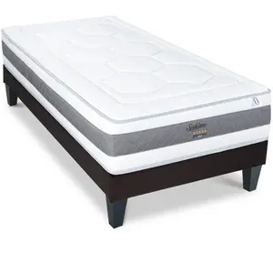 Non communiqué - Ensemble SUBLIME 90x200 cm - Matelas Mémoire de forme + Sommier Bois pas cher