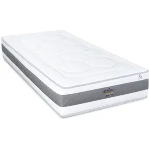Matelas SUBLIME 90x190 cm Mousse avec mémoire de forme HYPSOM 90 x 190 cm pas cher