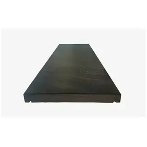 JARDINEX Couvre mur plat ardoise brossée 100 x 30 x 3 cm - Gris (Lot de 3)