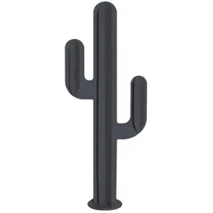 Jardinex - Cactus métal 3 branches H:170 cm - Gris anthracite