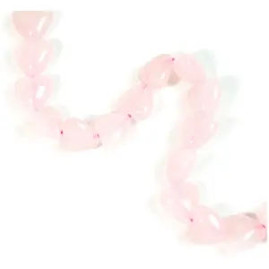 Perles Corner Perle Naturelle Coeur Quartz Rose - 6 pcsVendu parscrapmalin