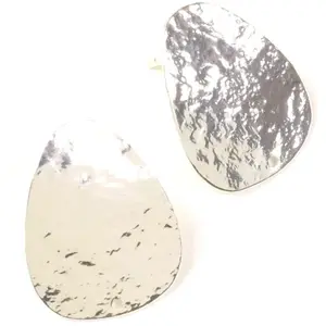 Perles Corner Clou d'oreille Texture Granite Argenté 925 - 2 pcsVendu parscrapmalin
