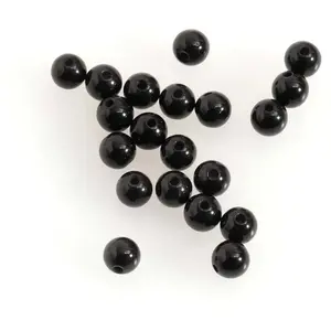 Perles Corner Perle Naturelle Ronde 4 mm Onyx Noir - 20 pcsVendu parscrapmalin
