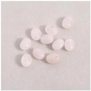 Perles Corner Perle Naturelle Ovale 6 x 8 mm Quartz Rose - 10 pcsVendu parscrapmalin