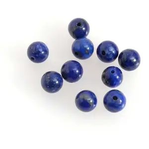 Perles Corner Perle Naturelle Ronde 6 mm Lapis-Lazuli - 10 pcs